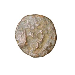 Alternative view of Copper Coin of Ramagupta (AD 375-376) of Gupta Dynasty - Garuda Facing Type Rare