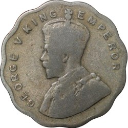 Copper-Nickel 1 Anna of George V (AD 1929) of Calcutta Mint
