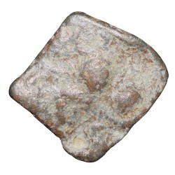 Lead Coin of Post-Kshatrapa (4th - 5th Cen. AD) with Lion facing Right
