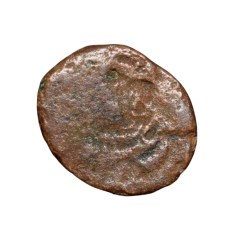 Copper Coin of Ramagupta (AD 375-376) of Gupta Dynasty - Garuda Type Rare