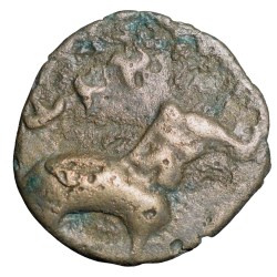 Potin Coin of Yajna Satakarni(1st Cen.BC) of Satavahana Dynasty Elephant Type Banavasi Region