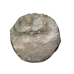 Copper-Alloy Coin of Magh Dynasty of Kausambhi (3rd Cen. AD) Fractional with Tree Railing