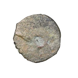 Alternative view of Copper-Alloy Coin of Magh Dynasty of Kausambhi (3rd Cen. AD) Fractional with Tree Railing