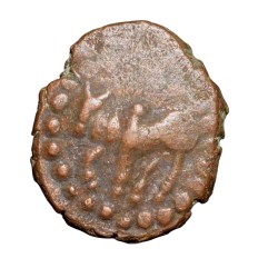 Copper Kakani of Ganapati Naga(c. 3rd Cen. AD) of Nagas Dynasty from Padmavati Bull Type