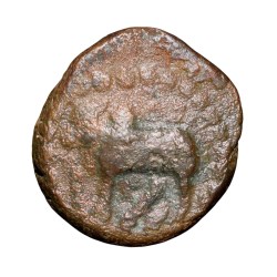 Copper Kakani of Ganapati Naga(c. 3rd Cen. AD) of Nagas Dynasty from Padmavati Bull Type
