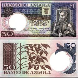 Angola 50 Escudos World Banknote 1973 P105 Unique and Rare