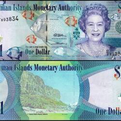 Cayman Islands 1 Dollar World Banknote 2010 P38c UNC Unique and Rare