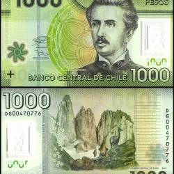 Chile 1000 Pesos World Banknote 2020 P161j UNC Polymer Unique and Rare