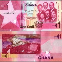 Ghana 1 Cedi Banknote 2019 P45 UNC Unique and Rare