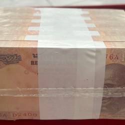 10 Rupees Sealed Pack Rim Old Issue Raghuram Rajan ( R insert ) 1000 Notes 10 Bundle