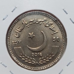 50 RUPEES COIN PAKISTAN UNC CONDITION