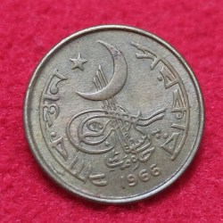 Alternative view of PAKISTAN ONE PAISA 1966