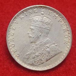 Alternative view of RARE TWO ANNA GEORGE V 1915 BOMBAY MINT