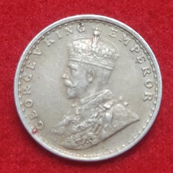 Alternative view of TWO ANNA GEORGE V 1915 BOMBAY MINT
