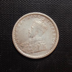 British India silver coin George V 1/4 Rupees Year 1919 Condition as image. Same and similar piece available