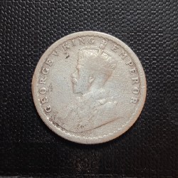 British India silver coin George V 1/4 Rupees Year 1926 Condition as image. Same and similar piece available