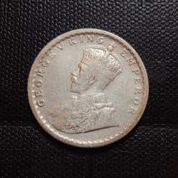 British India silver coin George V 1/4 Rupees Year 1929 Condition as image. Same and similar piece available