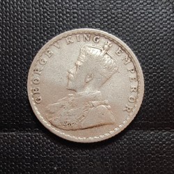 British India silver coin George V 1/4 Rupees Year 1925 Condition as image. Same and similar piece available