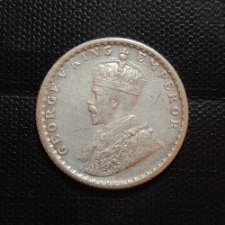 British India silver coin George V 1/4 Rupees Year 1934 Condition as image. Same and similar piece available