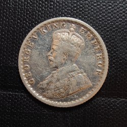 British India silver coin George V 1/4 Rupees Year 1916 Condition as image. Same and similar piece available