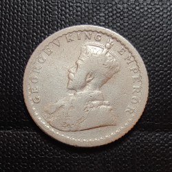 British India silver coin George V 1/4 Rupees Year 1912 Condition as image. Same and similar piece available