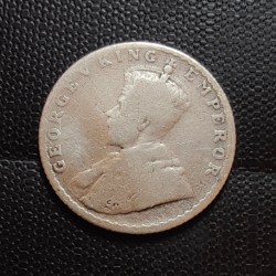 British India silver coin George V 1/4 Rupees Year 1914 Condition as image. Same and similar piece available