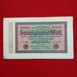 Alternative view of GERMANY 20000 NOTE Deutsche REICHS Bank Note 1923 Year Rare Note