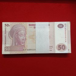 50 F Francs Central Bank oF CONGO