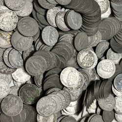 1947 Quarter Rupee rupee nickel 50 pcs Lot British India