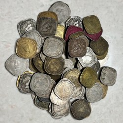 2 annas lot George VI 56 Pcs Lot Mix Years