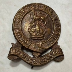 Great Britain 14th king hussars cap badge