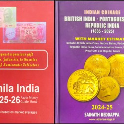Indian Coinage 2024-25 & Indian Paper Money 2025-26 Latest Edition Combo Offer