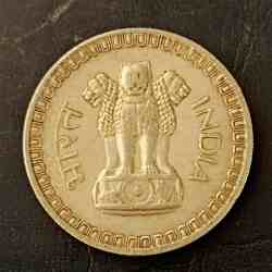 Alternative view of Republic India Denominaton 1 ₹ Metal copper nickel Year 1962 Same and similar piece available