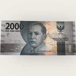 Alternative view of Indonesia 2000 Rupiah Low Serial 2016 Issue Gem UNC 999999 Unique and Rare