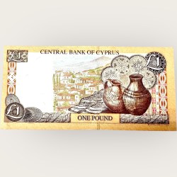 Alternative view of Cyprus 1 Lira 2004 Issue Issue World Banknote Ending 786 Series Unique and Rare