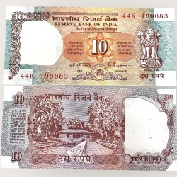 D 41 Rs 10 India Banknote Signature series Signed by C Rangarajan Inset A 1992 to 96 Issue UNC Unique and Rare