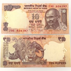 D 100 Rs 10 India Banknote Signature series Signed by D Subharao Inset A 2013 Issue UNC Unique and Rare