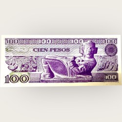 Alternative view of Mexico 100 Pesos Vintage Issue World Banknote Ending 786 Series