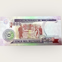 Alternative view of Mongolia 5000 Meticias Issue World Banknote Ending 786 Series Unique and Rare