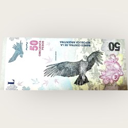 Alternative view of Argentina 50 Pesos Banknote 2018 World Banknote Ending 786 Series