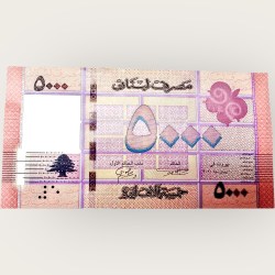 Alternative view of Lebanon 50000 Livres World Banknote Ending 786 Series