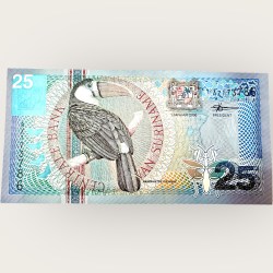 Suriname 25 Gulden Banknote World Banknote Ending 786 Series