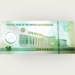 Alternative view of United Arab Emirates 2022 Polymer Issue World Banknote Ending 786 Series