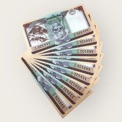 Nepal Issue Rs 10 Holy Fancy Number Set 786111 to 786999 Gem Unc Unique and Rare