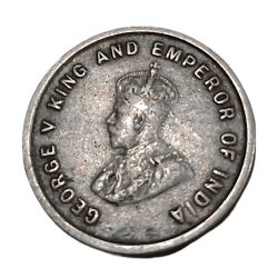 Alternative view of STRAITS SETTLEMENTS Silver 5 CENTS Year 1920 King GEORGE-V **SCARE** Collectable Grade.