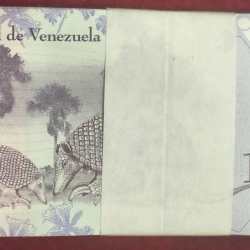 Alternative view of Venezuela 1000 Bolivars (100 Note) non seiral Unc Packet with 1 note ending 786 fancy number