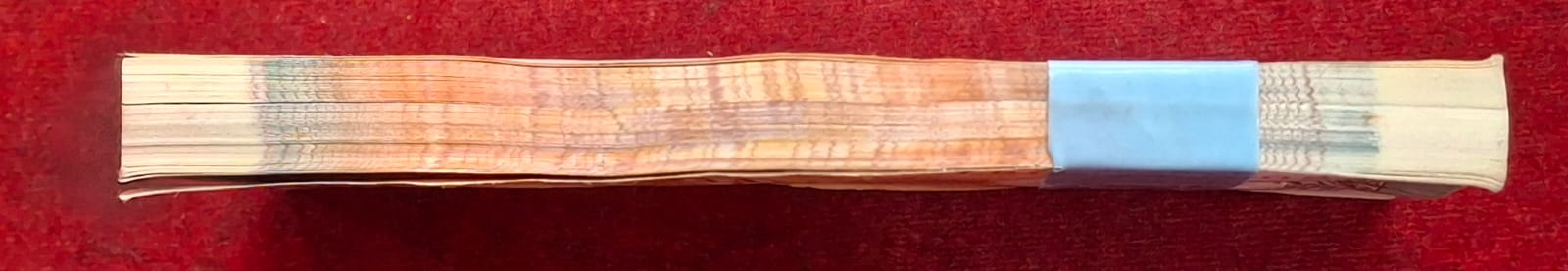 10 RUPEES SHALIMAR GOVERNOR C.RANGARAJAN RARE ( 100 NOTES) SERIAL PACKET GEM CHOCOLATE CONDITION - Image 4