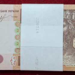 Ukraine 2 Hryvni RARE ( 100 NOTE) NON SERIAL PACKET GEM UNC