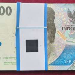 SERIBU RUPIAH 100 RARE (100 NOTE ) SERIAL PACKET WITH FANCY NUMBER 786