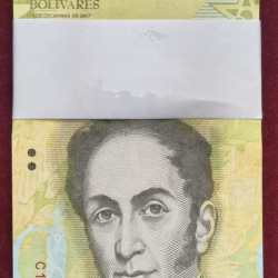 Venezuela 100 Bolivares RARE (100 NOTE ) SERIAL PACKET WITH FANCY NUMBER 786